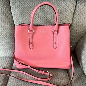 Kate Spade Pink Leather Margaux Mini Tote Bag